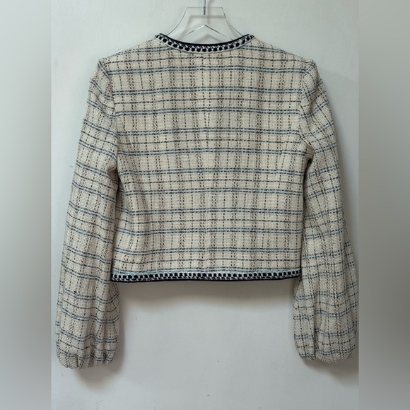 Veronica Beard Brim Cropped Jacket Tweed Blazer size 2 - Picture 9 of 10